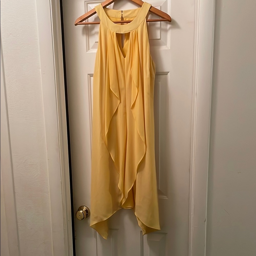 Yellow Sleeveless Dress
